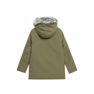 Chlapčenská bunda 4F JUNIOR BOYS JACKET JKUM001-43S-KHAKI