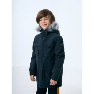 Chlapčenská bunda 4F JUNIOR BOYS JACKET JKUM001-20S-DEEP BLACK
