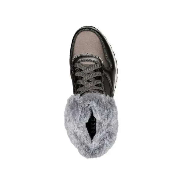 Dámske členkové zimné topánky SKECHERS Uno Rugged Cool Nova gunmetal