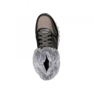 Dámske členkové zimné topánky SKECHERS Uno Rugged Cool Nova gunmetal