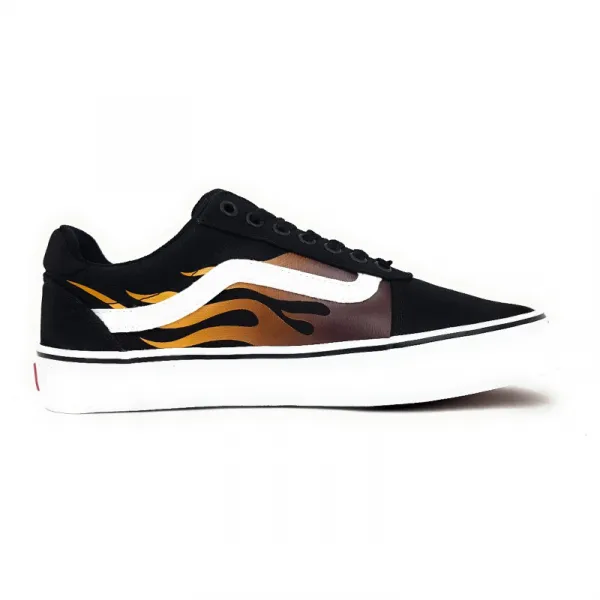 Pánska rekreačná obuv VANS MN Ward Deluxe faded flame black white