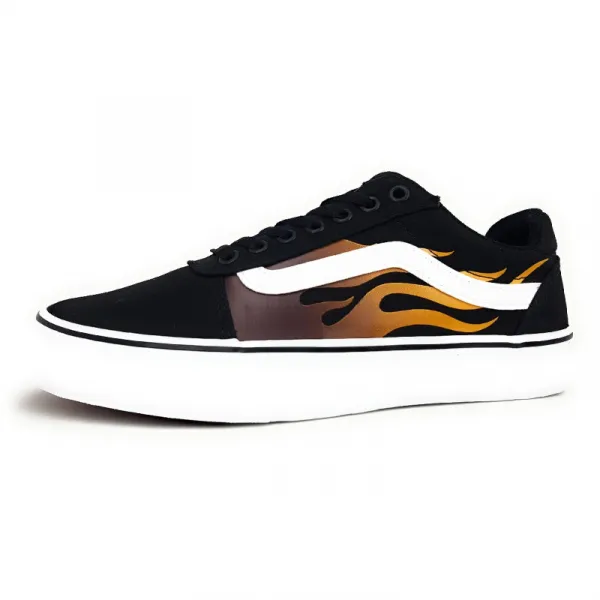 Pánska rekreačná obuv VANS MN Ward Deluxe faded flame black white