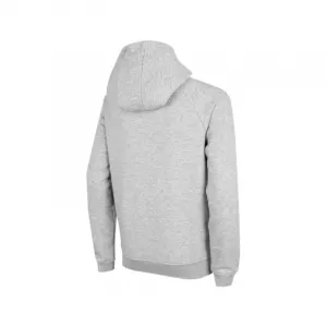 Dievčenská mikina s kapucňou 4F JUNIOR GIRLS SWEATSHIRT JBLD002-25M-GREY MELANGE