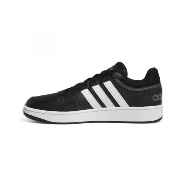 Pánska rekreačná obuv ADIDAS Hoops 3.0 core black cloud white grey six