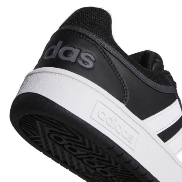 Pánska rekreačná obuv ADIDAS Hoops 3.0 core black cloud white grey six