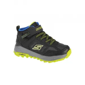 Chlapčenská členková turistická obuv SKECHERS Fuse Tread Trekor black lime