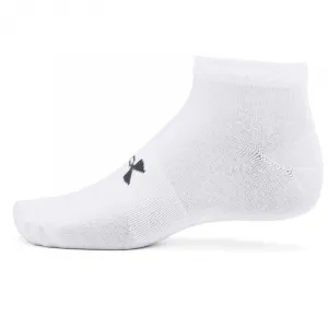 Ponožky UNDER ARMOUR UA Essential Low Cut 3 pack-WHT-1365745-100