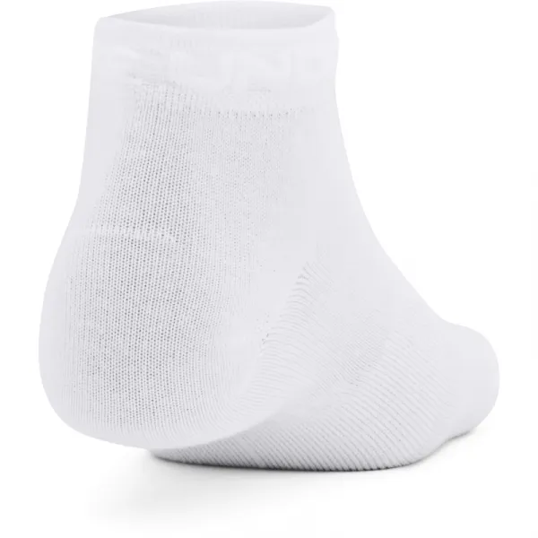 Ponožky UNDER ARMOUR UA Essential Low Cut 3 pack-WHT-1365745-100