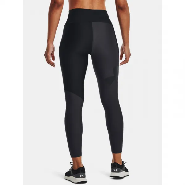 Dámske kompresné legíny UNDER ARMOUR Armour Colorblock Ankle Leg-BLK-1373936-001