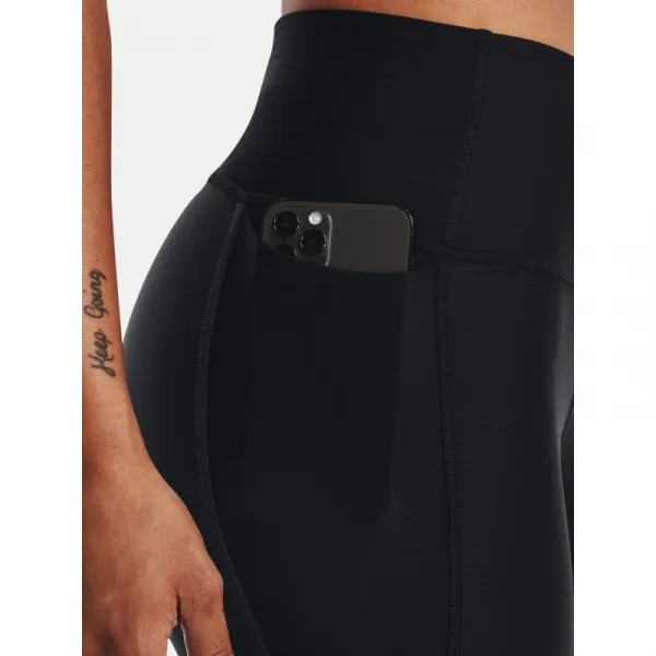 Dámske kompresné legíny UNDER ARMOUR Armour Colorblock Ankle Leg-BLK-1373936-001