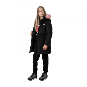 Dievčenská bunda 4F JUNIOR GIRLS JACKET JKUDP004-20S-DEEP BLACK