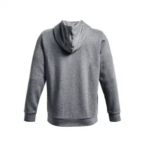 Pánska tréningová mikina so zipsom UNDER ARMOUR UA Essential Fleece FZ Hood-GRY-1373881-012