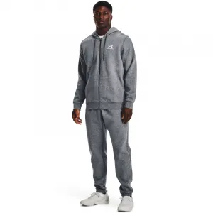 Pánska tréningová mikina so zipsom UNDER ARMOUR UA Essential Fleece FZ Hood-GRY-1373881-012