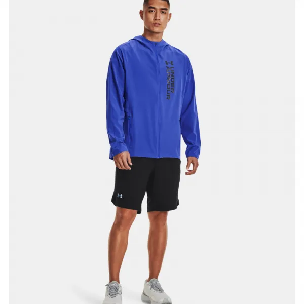 Pánska tréningová bunda UNDER ARMOUR UA OUTRUN THE STORM JACKET-BLU-1361502-486