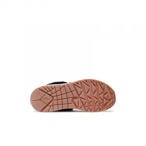 Dievčenské členkové zimné topánky SKECHERS Uno Cozy On Air black gold
