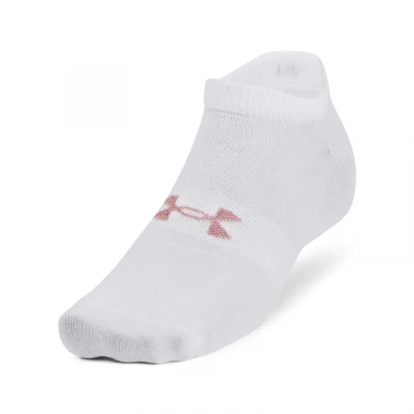 Ponožky UNDER ARMOUR UA Essential No Show 3 pack-WHT-1361459-100