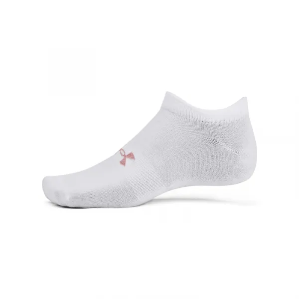 Ponožky UNDER ARMOUR UA Essential No Show 3 pack-WHT-1361459-100