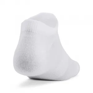 Ponožky UNDER ARMOUR UA Essential No Show 3 pack-WHT-1361459-100