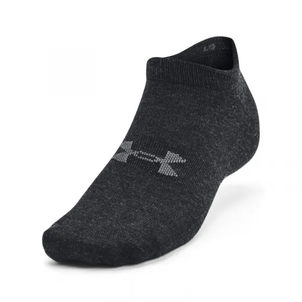 Ponožky UNDER ARMOUR UA Essential No Show 3 pack-BLK-1361459-002