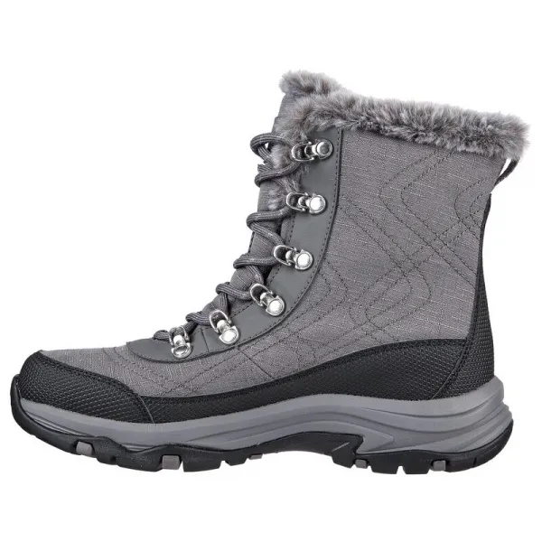 Dámske vysoké zimné topánky SKECHERS Trego Cold Blues grey