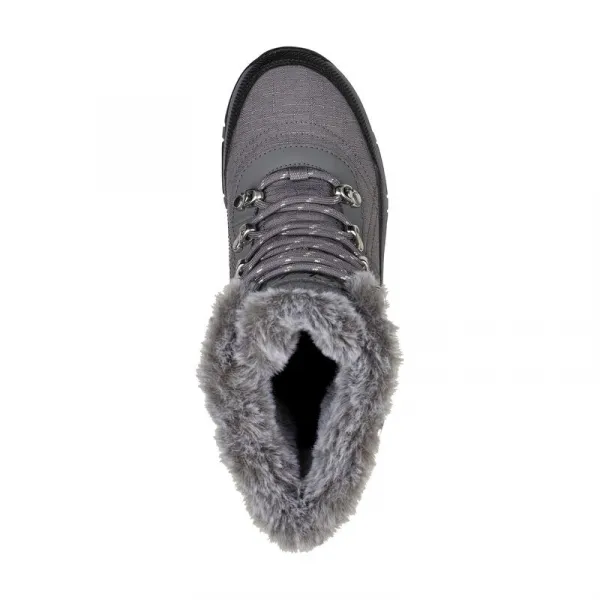 Dámske vysoké zimné topánky SKECHERS Trego Cold Blues grey