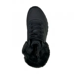 Dámske členkové zimné topánky SKECHERS Uno Rugged Fall Air black