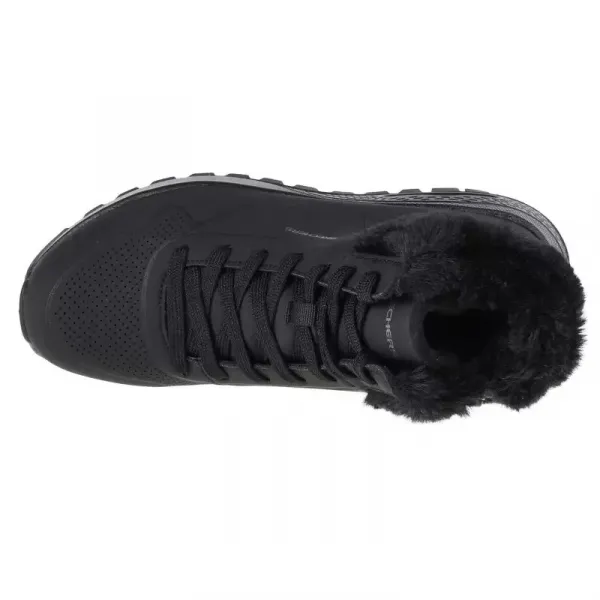 Dámske členkové zimné topánky SKECHERS Uno Rugged Fall Air black