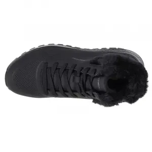 Dámske členkové zimné topánky SKECHERS Uno Rugged Fall Air black