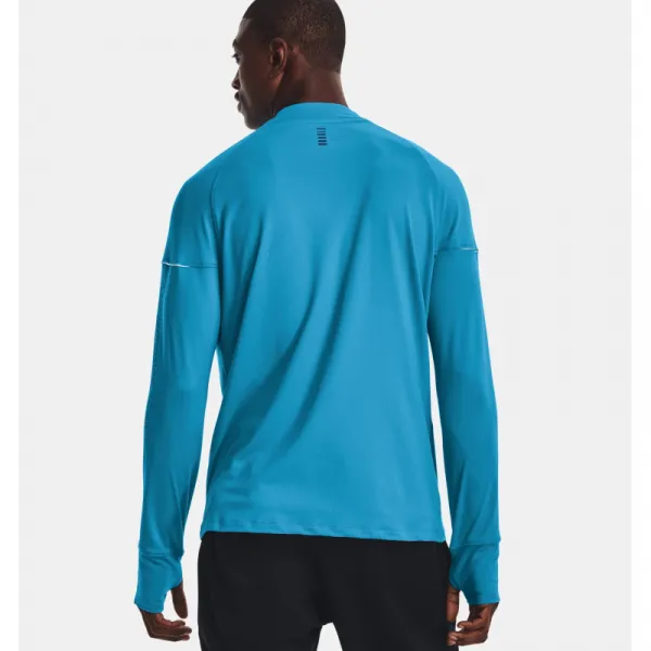 Pánske bežecké tričko s dlhým rukávom UNDER ARMOUR UA OUTRUN THE COLD LS-BLU-1373214-419