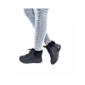 Dámske členkové zimné topánky SKECHERS Uno Rugged Fall Air black
