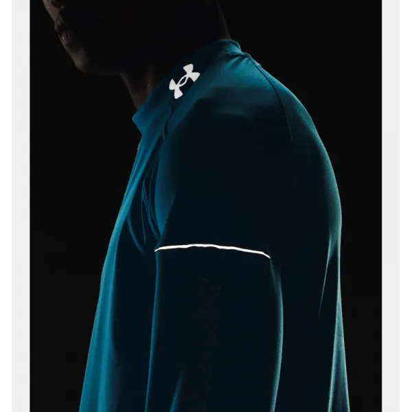 Pánske bežecké tričko s dlhým rukávom UNDER ARMOUR UA OUTRUN THE COLD LS-BLU-1373214-419
