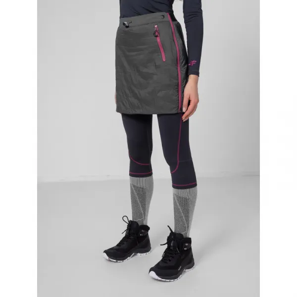 Dámska sukňa na skialp 4F SKIRT FNK F002-22S-ANTHRACITE