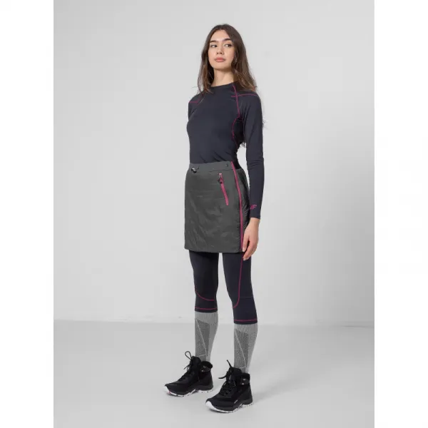Dámska sukňa na skialp 4F SKIRT FNK F002-22S-ANTHRACITE