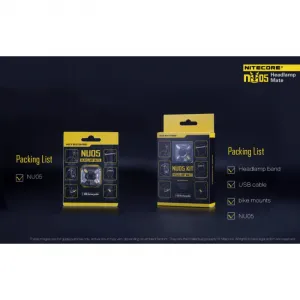 Čelovka NITECORE NU05 V2-KIT