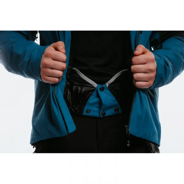 Pánska lyžiarska bunda s kapucňou BLIZZARD Ski Jacket Leogang, petroleum mustard yellow