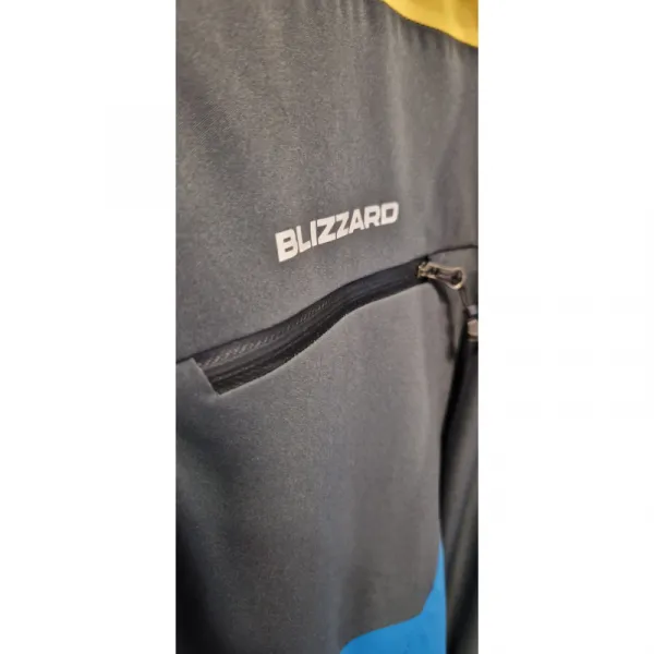 Pánska lyžiarska bunda s kapucňou BLIZZARD Ski Jacket Leogang, petroleum mustard yellow