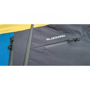 Pánska lyžiarska bunda s kapucňou BLIZZARD Ski Jacket Leogang, petroleum mustard yellow