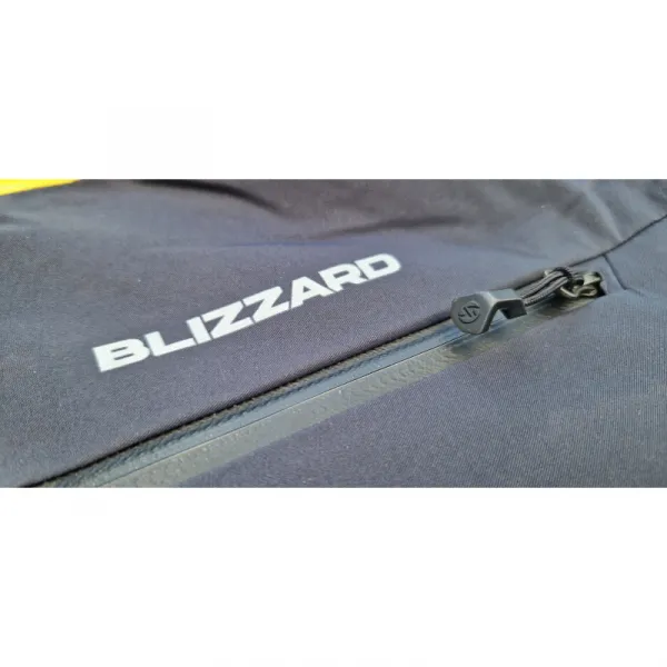 Pánska lyžiarska bunda s kapucňou BLIZZARD Ski Jacket Leogang, petroleum mustard yellow