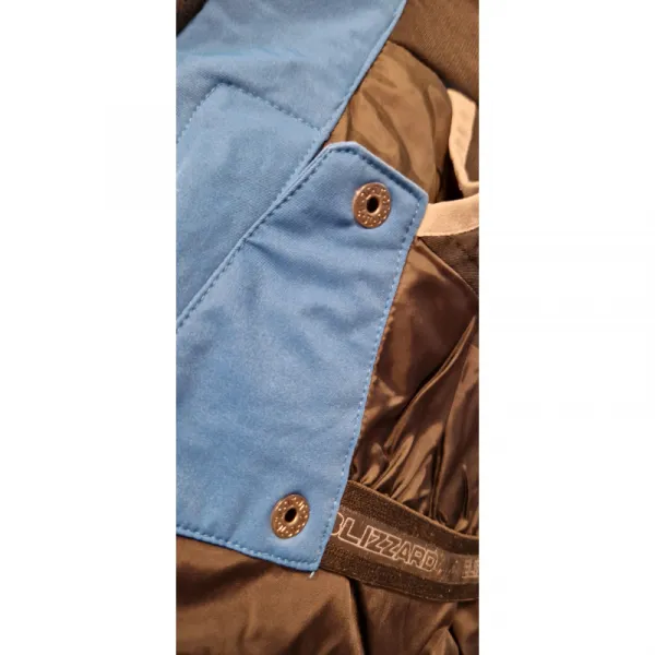 Pánska lyžiarska bunda s kapucňou BLIZZARD Ski Jacket Leogang, petroleum mustard yellow