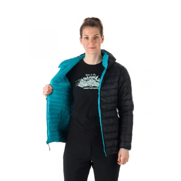 Dámska turistická bunda NORTHFINDER ANNIE-580-azureblueblack