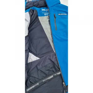 Pánska lyžiarska bunda s kapucňou BLIZZARD Ski Jacket Silvretta, petroleum