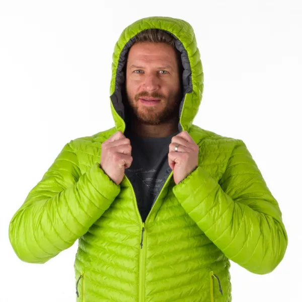 Pánska turistická bunda NORTHFINDER DAN-584-limegreengrey