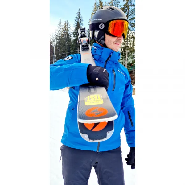Pánska lyžiarska bunda s kapucňou BLIZZARD Ski Jacket Silvretta, petroleum