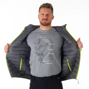 Pánska turistická bunda NORTHFINDER DAN-584-limegreengrey