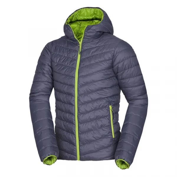 Pánska turistická bunda NORTHFINDER DAN-584-limegreengrey