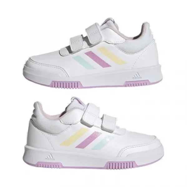 Dievčenská rekreačná obuv ADIDAS Tensaur Sport 2.0 CF K cloud white almost blue bliss lilac