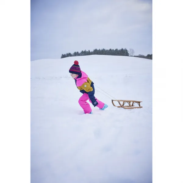 Chlapčenská zimná čiapka COLOR KIDS Hat logo CK, pink glo