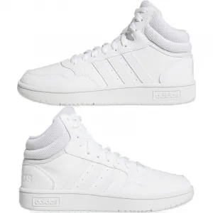 Dámska rekreačná obuv ADIDAS Hoops 3.0 Mid cloud white cloud white dash grey
