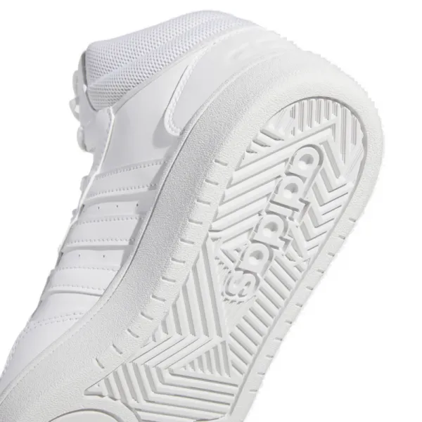 Dámska rekreačná obuv ADIDAS Hoops 3.0 Mid cloud white cloud white dash grey