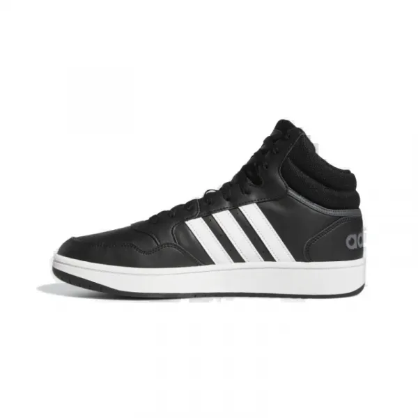 Pánska rekreačná obuv ADIDAS Hoops 3.0 Mid M core black cloud white grey six